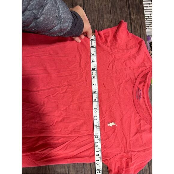 Polo Ralph Lauren Pink Salmon Short Sleeve Shirt Mini Dress Spring size S Casual - Picture 8 of 12